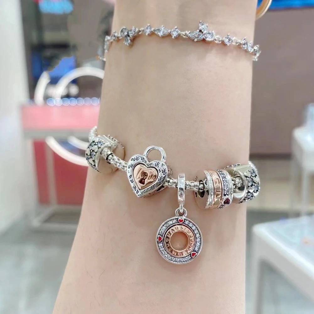 2023 Nová móda S925 Sterling Silver nanukový bonbón Dangle Charm Bead Pandent Fit Originální náramek DIY Dámské šperky