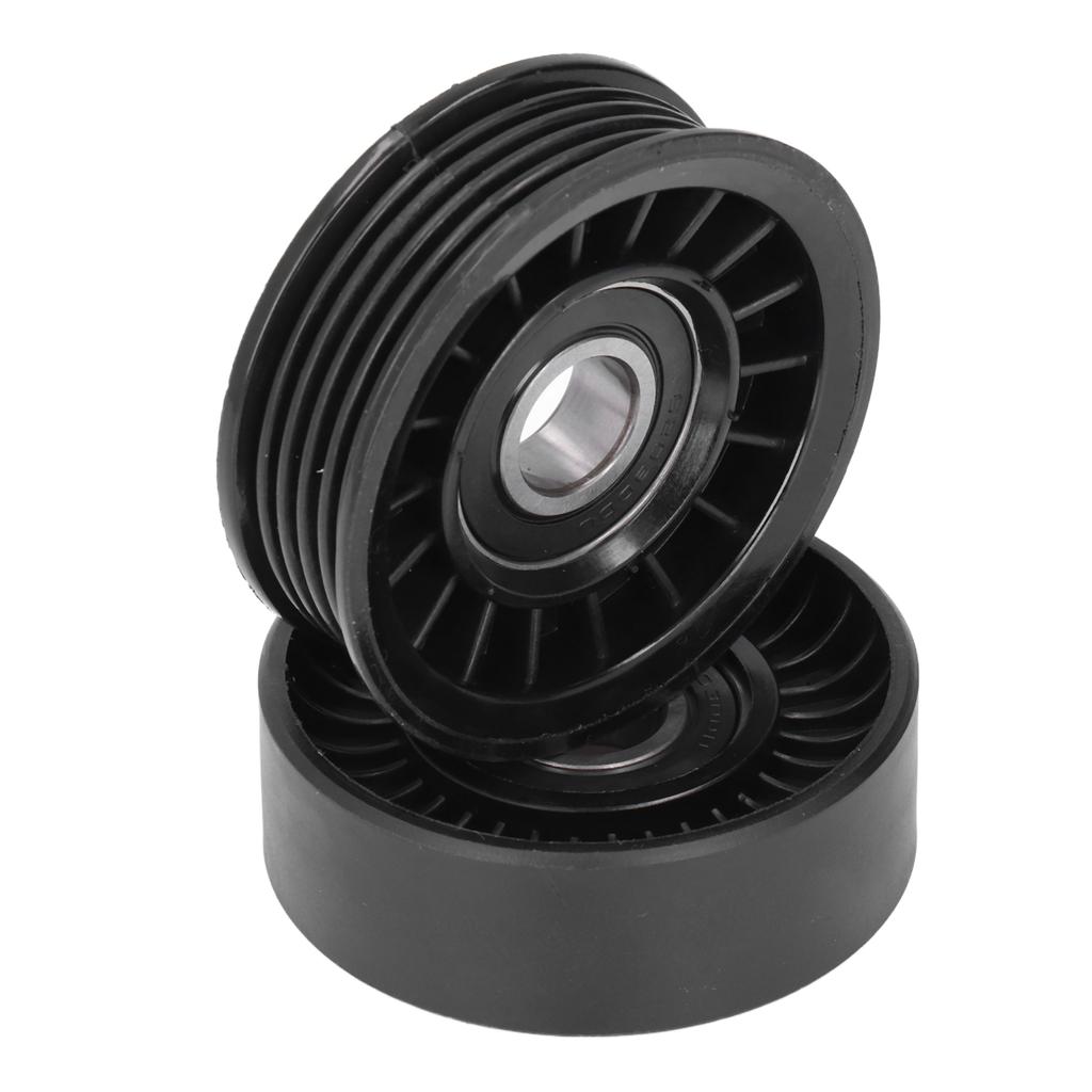 2 Pcs Drive Belt Idler Pulley Set Replacement for Fairlane AU BA BF NF NL 1995‑2007