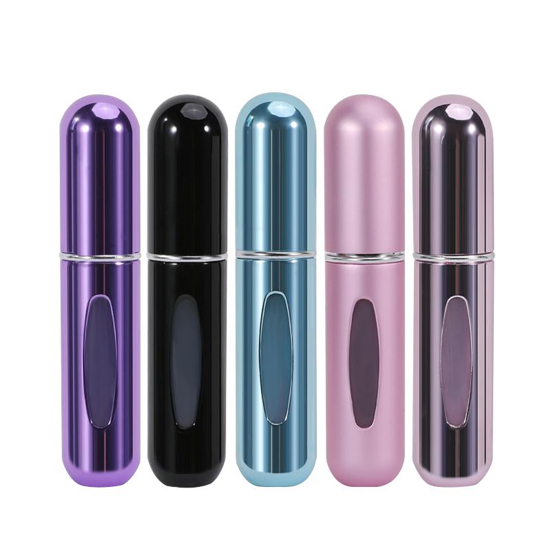 5/8ML 1/5Pcs Parfümzerstäuber Tragbarer Flüssigkeitsbehälter Kosmetik Reisen Mini Aluminium Spray Alkohol Leere Nachfüllbare Flasche
