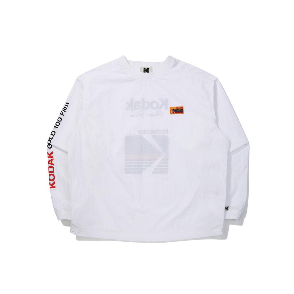 Kodak Rainbow Woven Long Sleeve Piste White