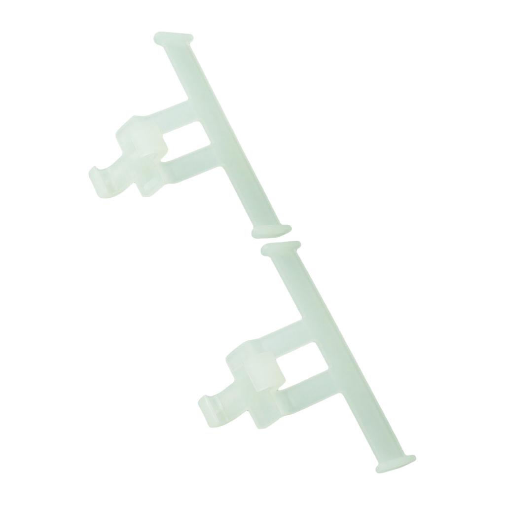 1 Pair Clogs Shoes Tail Wing Decor ABS Slippers Tail Fin Decoration Pendant Ornament Fluorescent