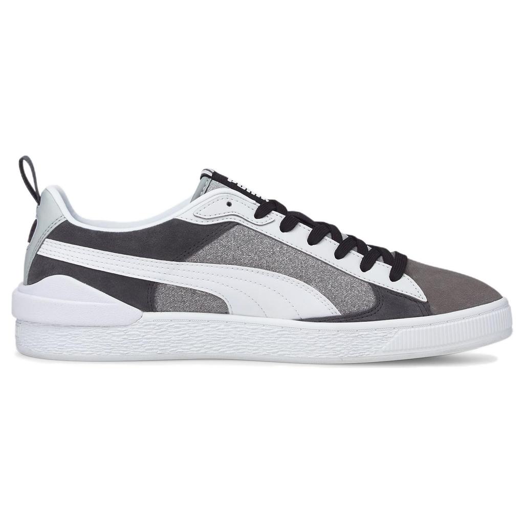PUMA Suede Block Wt Foam Strip 2 'Black White Gray' Men's 383895-01