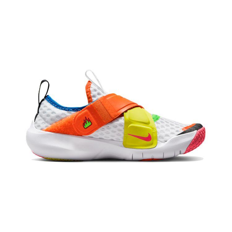 Nike Flex Advance BR PS White Multi Kids Sneakers Signal-Blue Light-Grass-Orange Shock-Green DV1754-111
