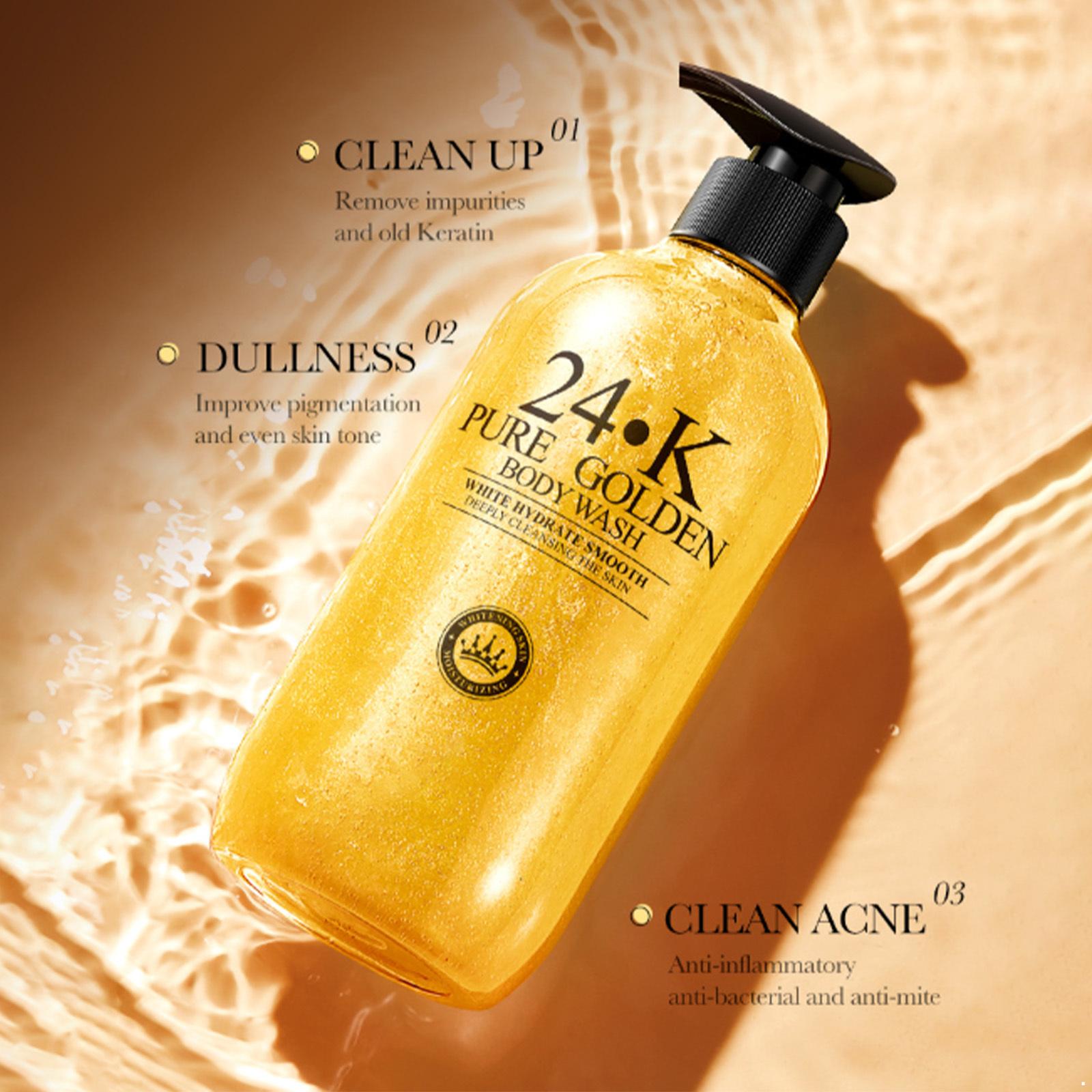 

500ML Daily Body Wash for Soft Smooth Skin Moisturizing Cleanser Refreshing Scent Gentle Bath Shower Gel for All Skin Types One Size жёлтый