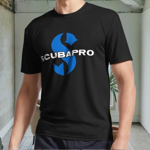 New Scubapro diving Active Logo Men s Black T shirt Funny Size S to 5XL 3XL