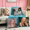 KPOP Singer Kim TTaeyeon Square DoubleSided Printed Pillow Case Bedroom Bedside Pillow Sofa Cushion Cover