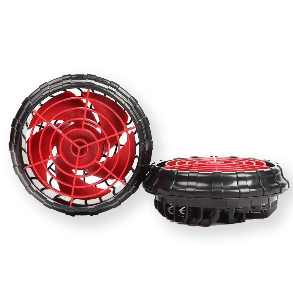 Heat Relief Cooling Clothing Fan Personal Air Conditioning Fan Air Conditioning Cooling 360 Degree Whirlwind Cycle Work Clothes