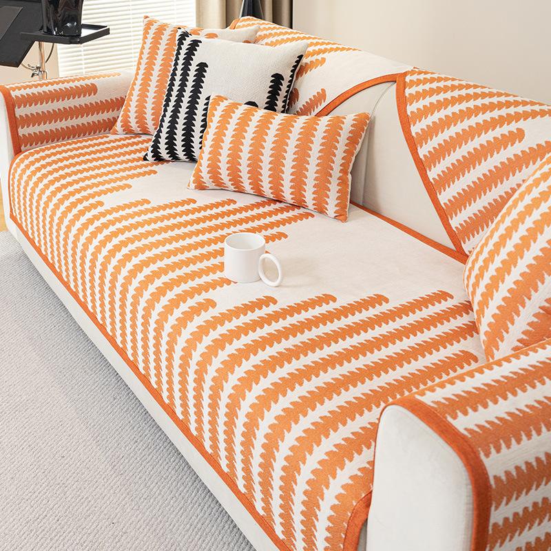 

New Four-Season Universal Pick-Up Million Sofa Seat Cushion Armrest Backrest Sofa Full Cover Cloth Home Bedroom Living Room Decoration 70*70cm