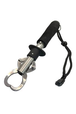 Fabulous-do Fish Grip, 30 Kg Capacity, with Scale, Catcher Pliers, Fish Grab, Cord, Multi-Purpose Tool for Fishing, Big Game, and Sea Fishing, Black