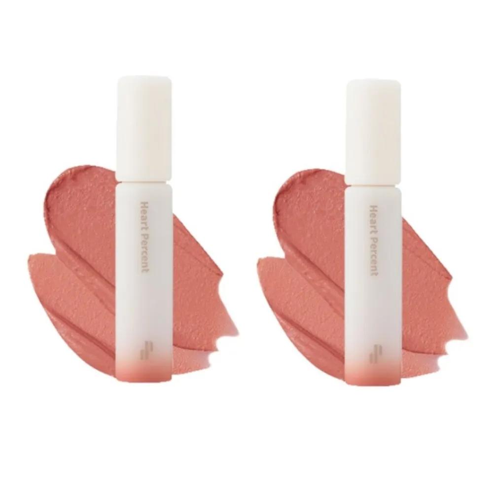

Heart Percent Moisturizing Lip Base 06 Fig Brown Swatches x2