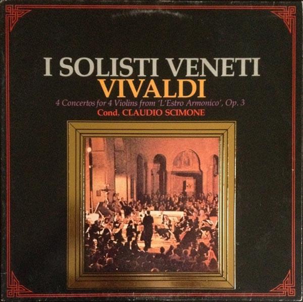 

LP Record ANTONIO VIVALDI I SOLISTI VENETI 4 Concertos For 4 Violins From le 321877 ANTONIO VIVALDI 1980 Italy Classical Used