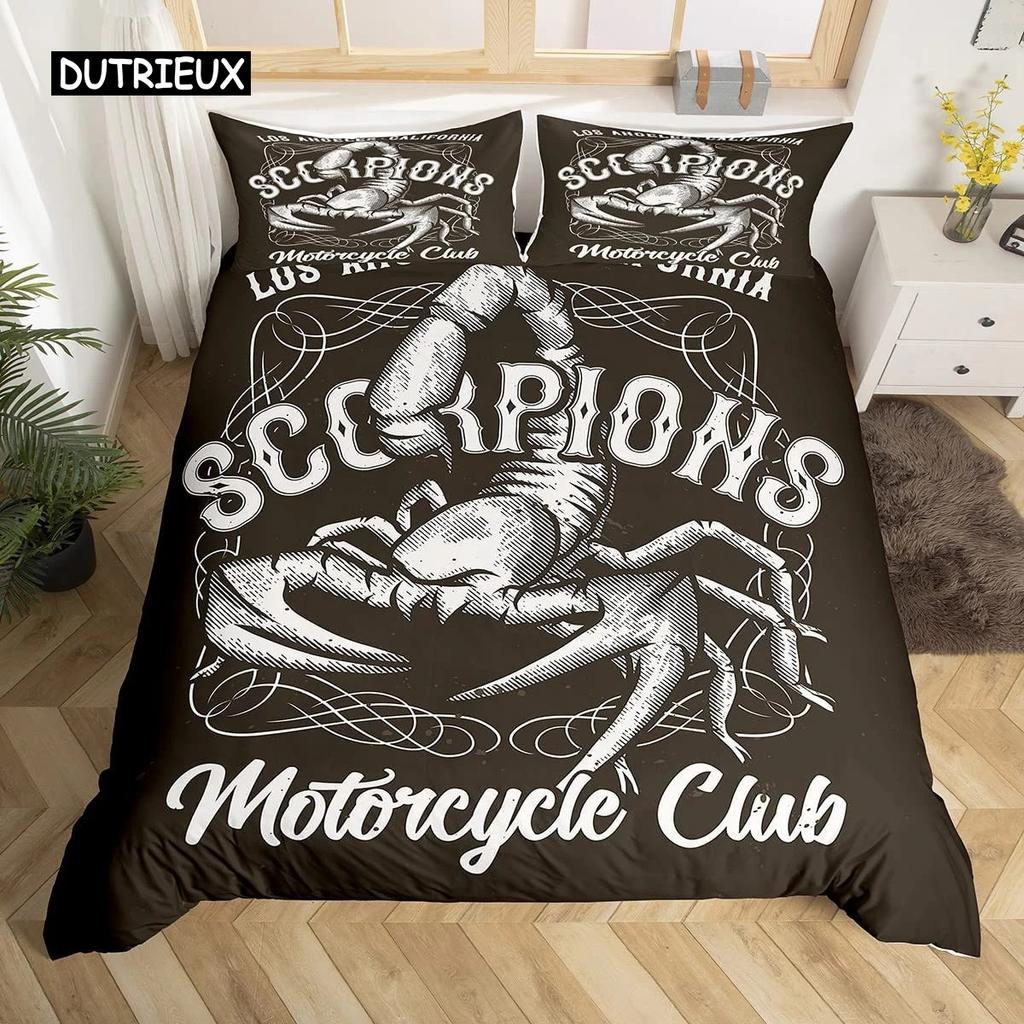 Spider And Animals Bedding Set Microfiber 3D Print Duvet Cover Queen King Size Fashion Des