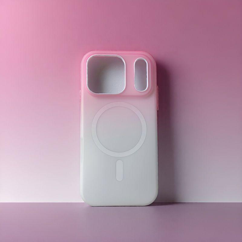 Gradient Color Matte Phone Case for Apple iPhone 17 Pro Max - PC Plastic Creative Magsafe Full Cover for iPhone 17/16/15/14/13/12/11/17 Air/Plus/Pro