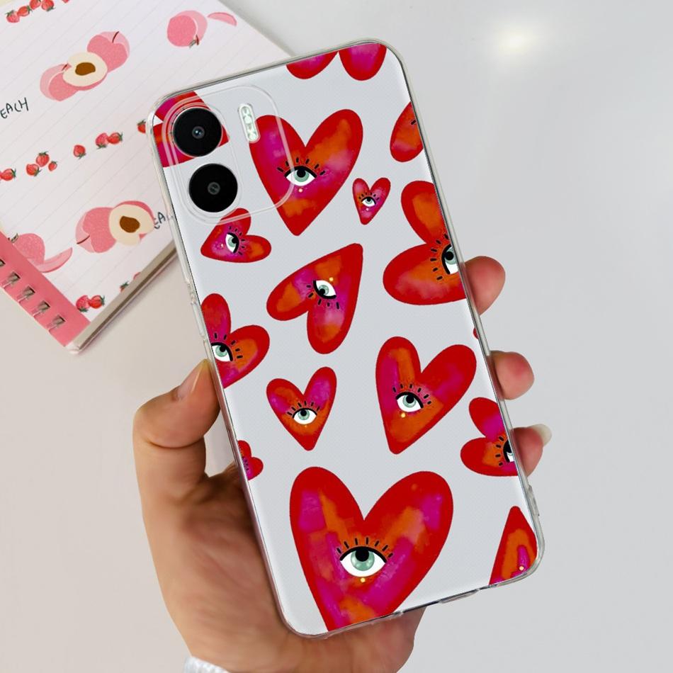 For Xiaomi Redmi A1 A1+ 2022 Cute Painted Phone Case For Redmi A1 Plus RedmiA1 A 1 A1+ Soft Silicone TPU Cases