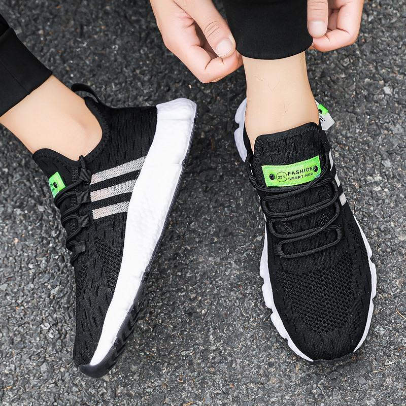 22 Spring comfortable and breathable fly-woven sports and leisure shoes youth student shoes 36