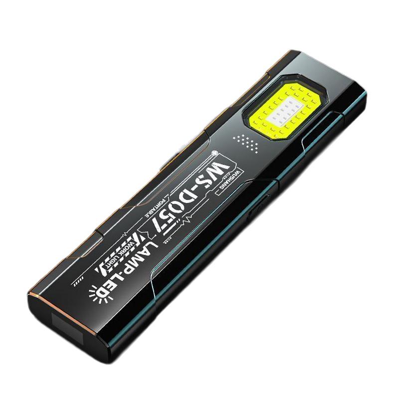 Compact Multi-Mode Pocket Led Flashlight, Usb-C Rechargeable, 800Mah, Long-Range Pocket Flashlight, For Camping Travel Emergency