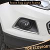 2 Stücke Chrom Auto Nebelscheinwerfer Lampenrahmen Dekoration Aufkleber Abdeckung Trim für Ford Ecosport 2013 2014 2015 2016 2017