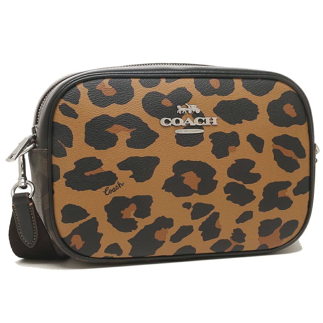 

Outlet Shoulder Bag Signature Camera Bag Leopard Print Brown Black CC759 SVMU4 [Coach] Women s [Item]