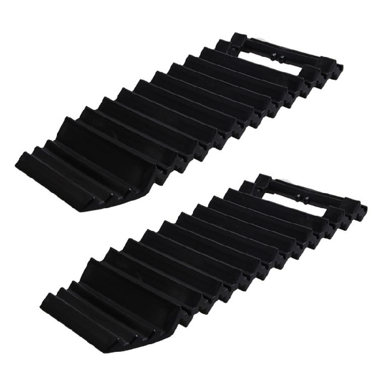

Quick Release Tractions Pad for Vehicle Escape in Snow Sand Mud Conditions Foldable Portable for Easy Setups & Storage