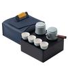 Ceramic Portable Kung Fu Travel Tea Set Business Enterprise Banking Company Annual Meeting Gifts