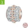 Exquisite Luxury Diy Bracelet Beaded, Accessories Court Style S925 Sterling Silver Bead Pendant