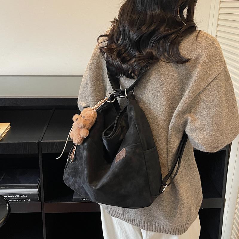 Dual-Use Backpack Women's Lightweight Tote Bag Commuter Crossbody Bag