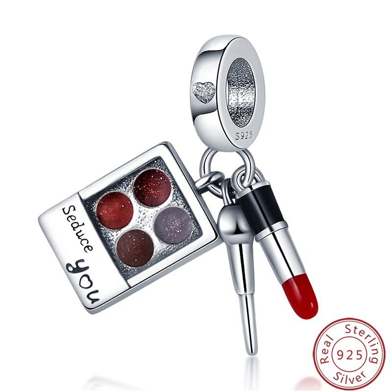 Red Copper Pomegranate Lipstick Apple Ladybug Playing Cards Charms Beads 3Mm Diy Fine Jewelry