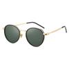 Retro Street Shooting Ladies Sunglasses Famous Luxury Brand Design Round Frame Women'S Glasses Prescription 0 -0.5 -0.75 To -6.0