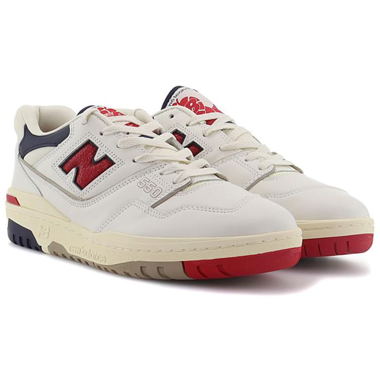 New Balance 550 Aime Leon Dore White Navy Red