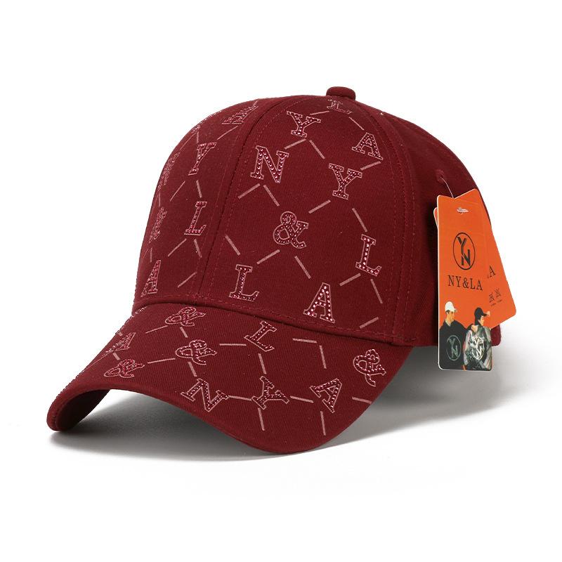 New Embroidery Ball Baseball Cap Sports Sunscreen Men's and Women's Sun Hats Breathable Versatile Casual Duck Tongue