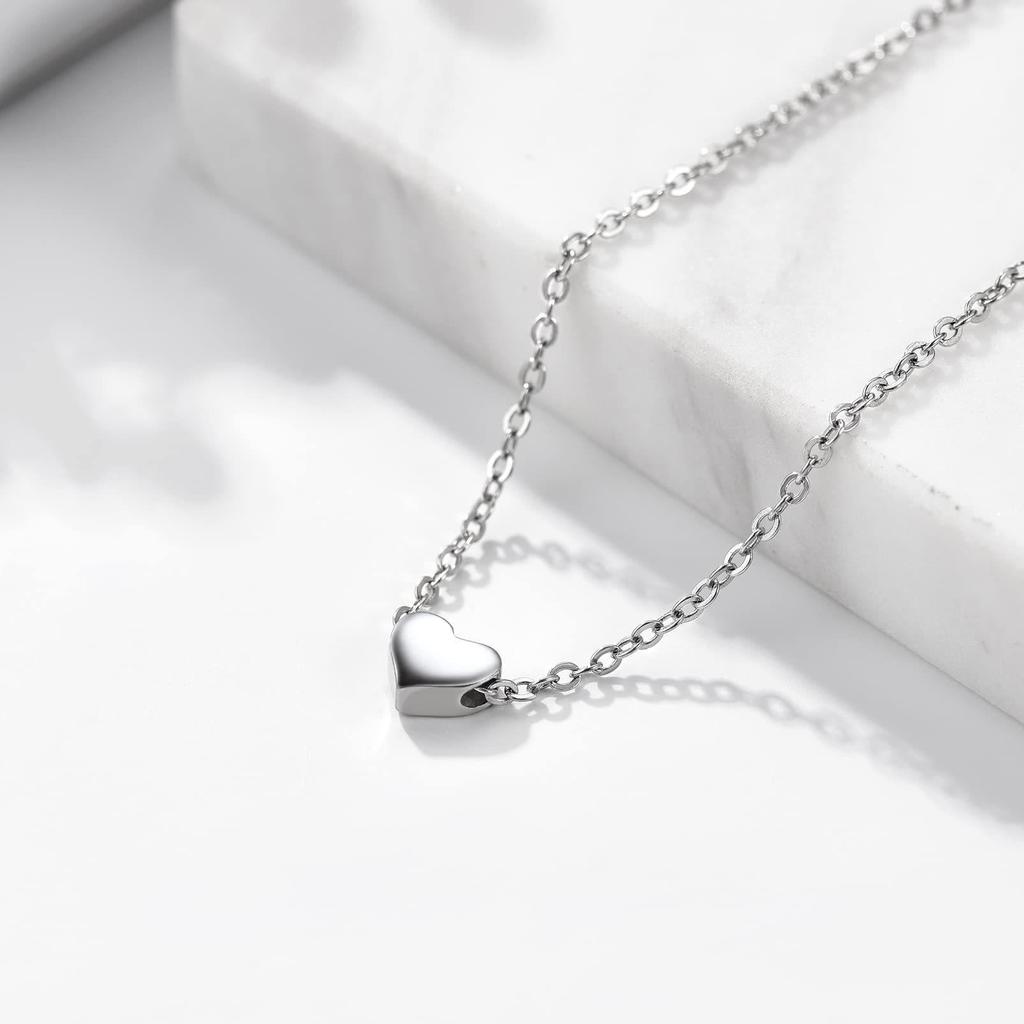 18K Gold Minimalist Heart Bracelet - Stainless Steel