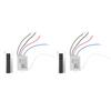 5-1pc One Way ON/OFF 220V Wireless Remote Control Switch for Lamp Light Smart Home Remote Control Switch Receiver Transmitter