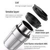1Pcs Cigarette Ashtray Cup Storage Garbage Container Portable Car Ashtray With Lid LED Light Car Interior Auto Decor Accessories