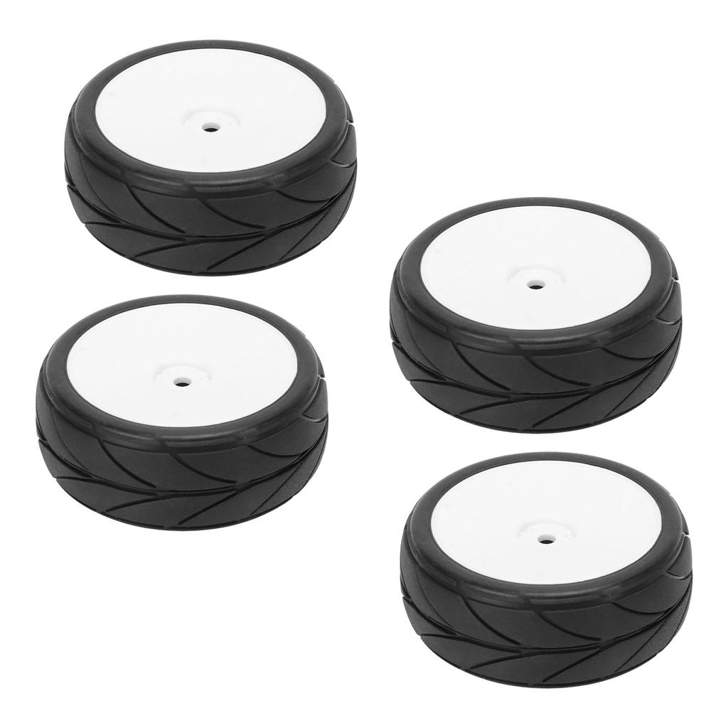 4Pcs RC Drift Wheels Eco Friendly Plastic Rubber Better Grip Flexible 110 RC Drift Car Tires for