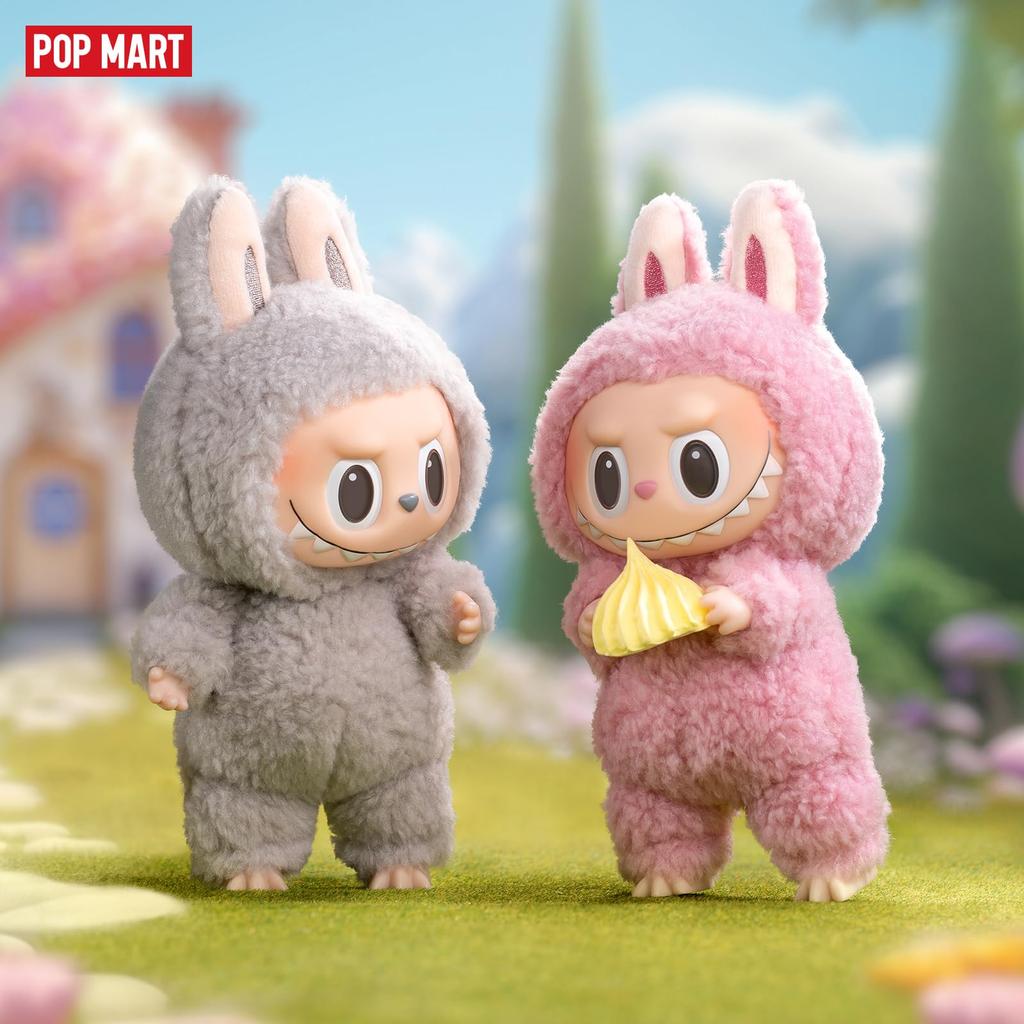 Single POP MART The Monsters Delicious Macaroons Vinyl Face Blind Box Random Design Action Figure Collectible Toy Home Single Box - Decoration,