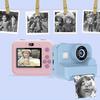 Kids' Instant Camera with Dual Front & Rear Lenses, Multiple Filters, Built-in Games, Flash, and Long-lasting Battery.