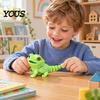 PLA Lizard Model 3D Printed Bearded Dragon Figure, Realistic Fidget Toy with Simulated Flexible Joints, Articulated Reptile for Desk Decoration