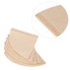 40 st Oblekta Naturliga Konformade Drip Coffee Cup Filterpapper #V02