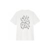 UNIQLO Loose Fit Round Neck Letter Print T-Shirt Unisex tops White 434379-00
