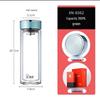XINUO Double Wall Glass Tea Infuser Bottle