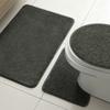 Bathroom Absorbent Foot Mats, Home Bathroom Floor Mats, Door Entry, Door Non-Slip Mats, Simple Three-Piece Set