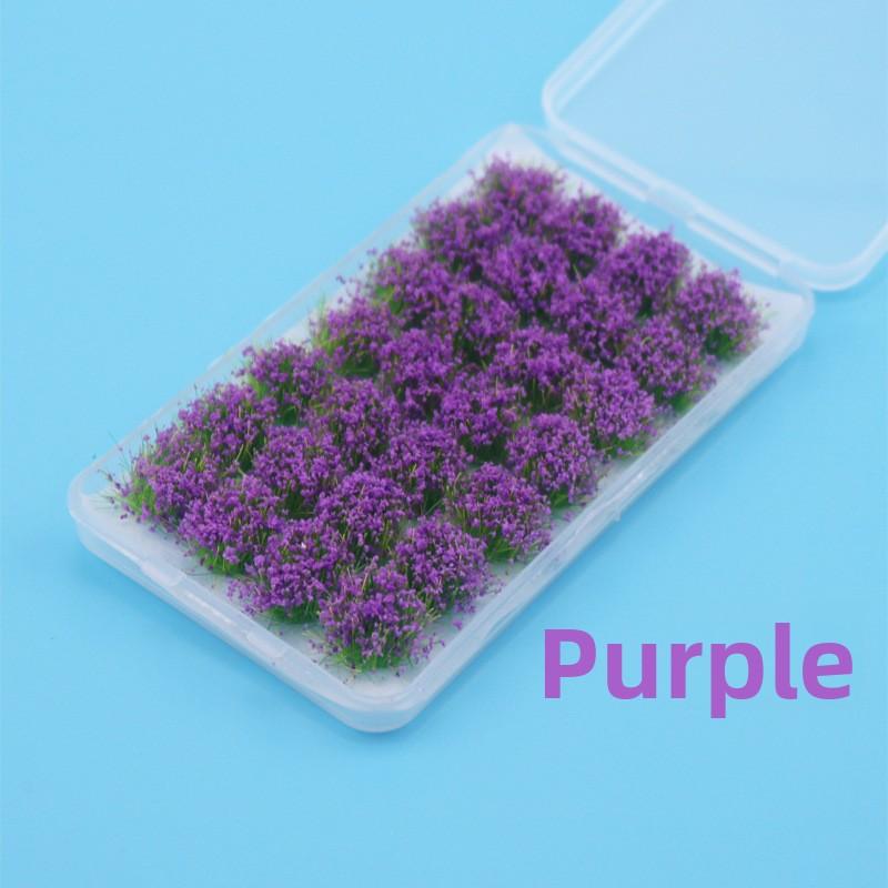 24pcs Realistic Mini Grass Clumps Dollhouse Micro Landscape Diy Garden Terrarium Diorama Building Model Landscape Accessories