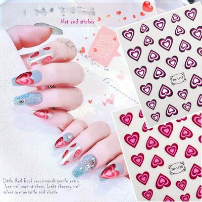 Gradual Love Nail Enhancement Sticker