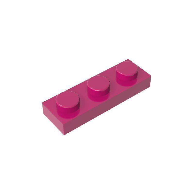 60pcs/lot MOC Bricks Plate 1x3 Compatible With 3623 Children's Toys DIY Building Block Particles Plate Technical Toy