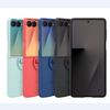 Samsung Galaxy Z Flip7 Silicone Cover with Ring For Galaxy Z Flip7 Z Flip 7 Stylish Silicone Cover Full Protective Phone Case