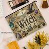 New Trendy Zipper Pouch Simple Modern Nature Moon Phase Cosmetic Bag Durable Storage Bag Travel