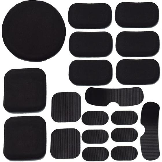 Universal Helmet Padding Kits, Outdoor Motorcycle Helmet Foam Pads Replacement Helmet Padding Set Mats For Fast Mich ACH USMC PASGT Helmet