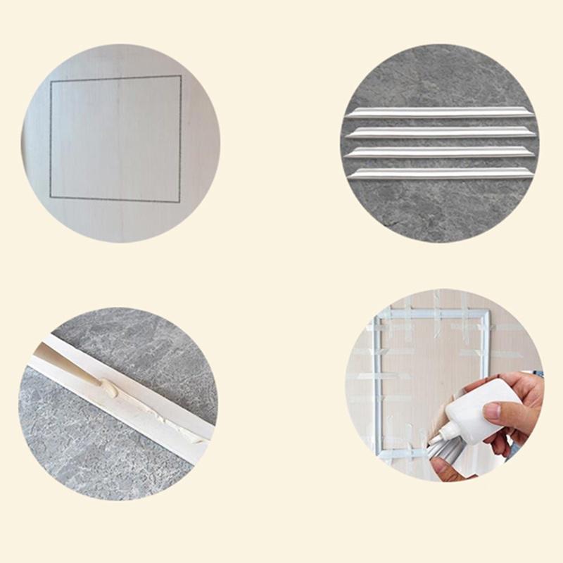 Buy 5M Decorative PVC Flexible Bendable Ribbon Rope Panel Moulding