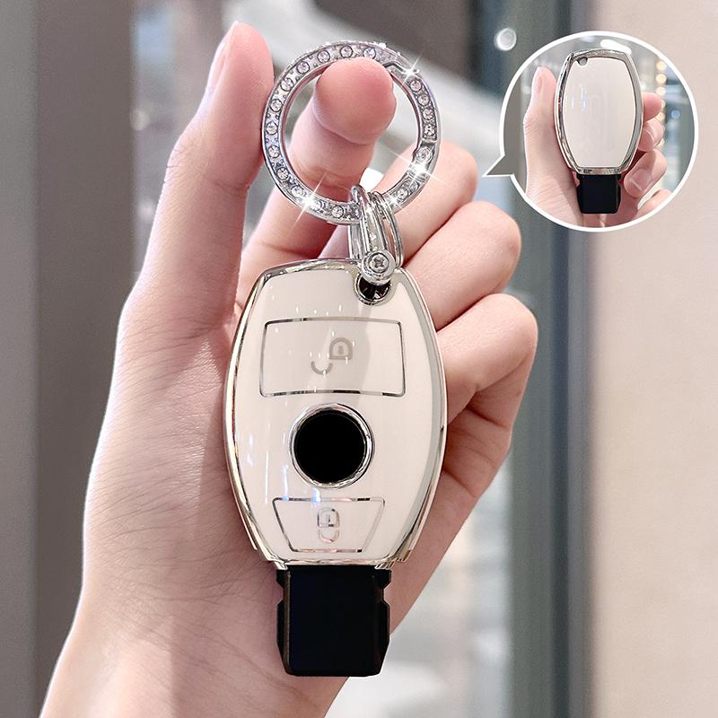 Tpu Car Key Case Keyless Cover Keychain For Mercedes Benz Gla Gls Glk Cls Cla C E A S Class Glc W176 W463 W205 W204 W212 W221