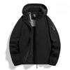 Outdoor Jacket for Men and Women, Windproof and Waterproof Single-pull Jacket for Men and Women, Mountaineering Suit, Removable Hooded Jacket